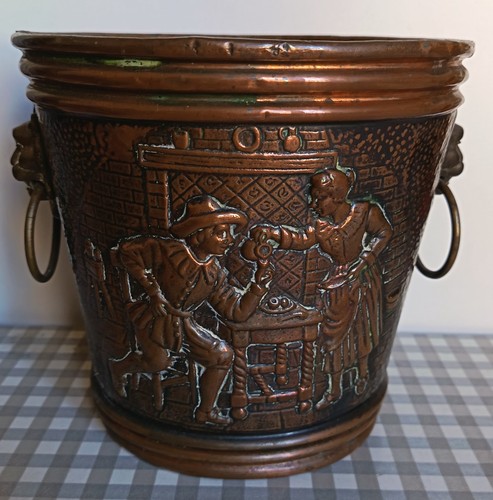 Ancien beau seau cache - seau, cache-pot