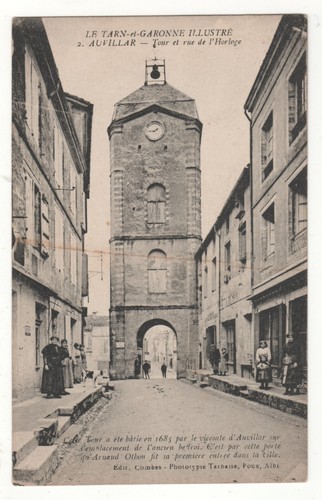 Cpa auvillar tour et - cpa,