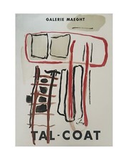 Tal-Coat Pierre - Affiche en lithographie - Abstraction lyrique Art abstrait 
