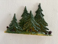 STARLUX Élastolin  1960 - Arbres  - déco ZOO FAR WEST