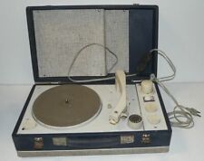 VINTAGE 1950/1960 VALISETTE  TOURNE-DISQUE CLAUDE A RESTAURER  OU DÉCO.