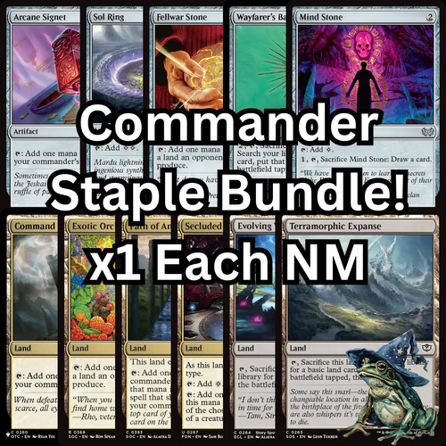 Mtg commander staple set - mtg, bundl
