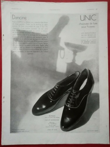 Publicité chaussures unic - publicité,