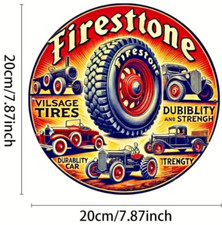 Plaque Métal Tôlée Vintage