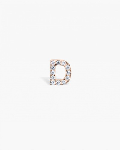 Véritable diamant initial - véritable,