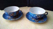 Paire tasses thé - à,