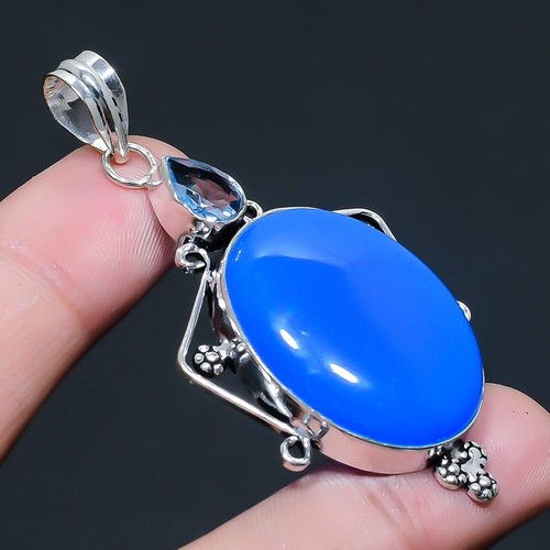 Pendentif bijou argent - en,