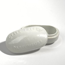 Boite pot porcelaine GELLE Frères Parfumeur 1900s collection flacon parfum 1