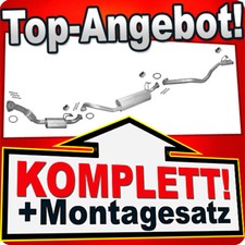 Pot d'échappement pour TOYOTA LAND CRUISER (J8) 4.2 TD + tuyau d'échappement