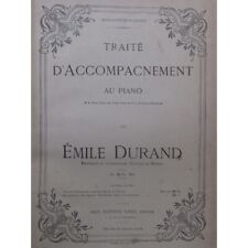 DURAND Émile Traité d'Accompagnement au Piano ca1882