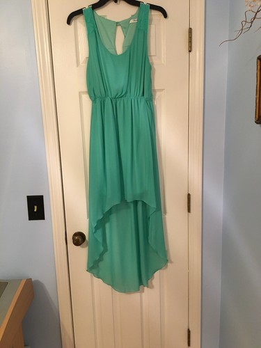 Minimi green high low - high/low, dress