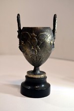 POT allumettes bronze canthare NapIII CHAUVE SOURIS POISSON SERPENT ESCARGOT