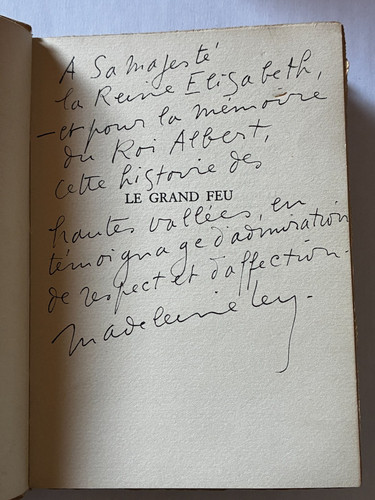 Madeleine ley grand feu - ley,