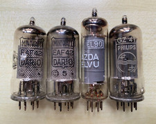 LOT DE 4 TUBES RADIO-TSF - 6AQ5 GZ41 EAF42 EAF42