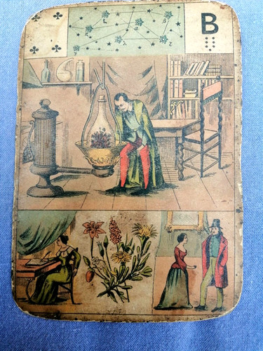 Ancienne carte tarot - de,
