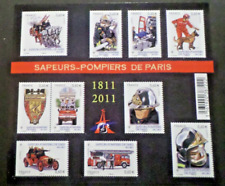 FRANCE 2011  BRIGADE DES SAPEURS-POMPIERS DE PARIS FEUILLET F4582 neuf**, MNH