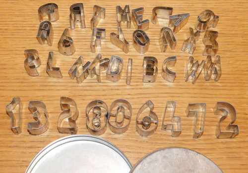 Vintage lot chiffre lettre - lot,