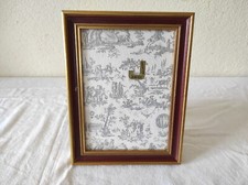 Ancien Cadre porte photos Jeancelle 21 x 16cm pour photo 13 x 18cm