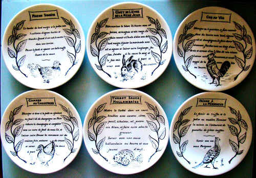 Assiettes faïence gien - assiettes,
