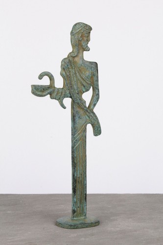 Statue asclépios bronze - statue,