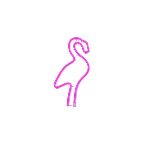 Batte néon led flamant rose - batte, +