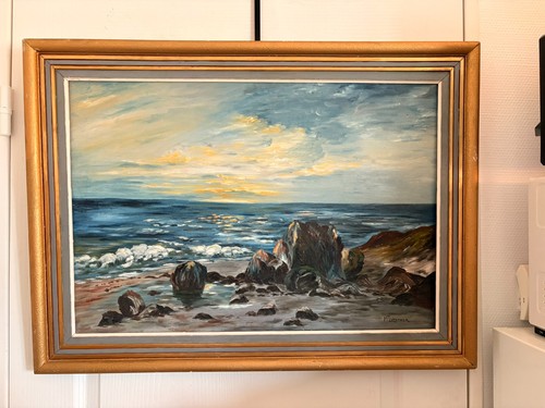 Tableau peinture huile toile - tableau,