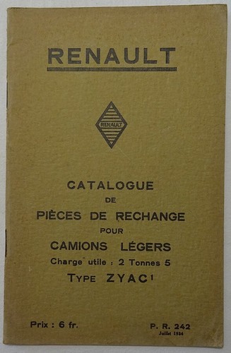 Renault catalogue de pièces - renault,