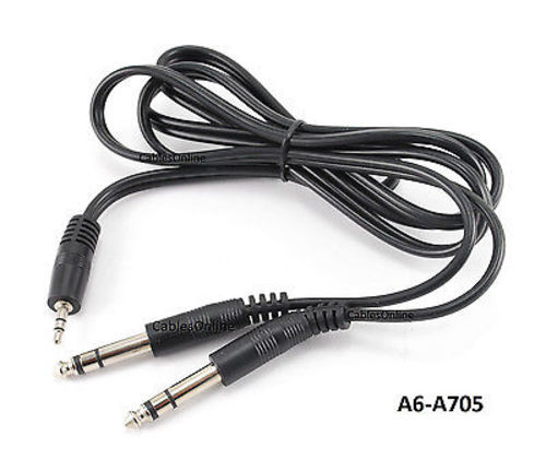 5ft stereo 5mm - 3.5mm, to