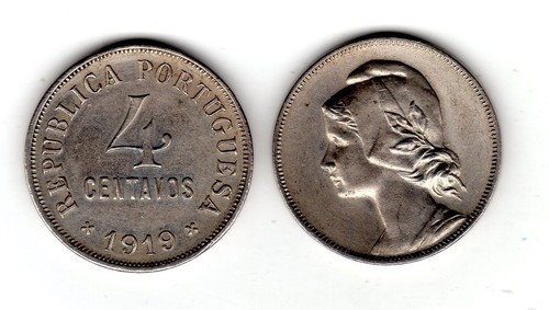 Portugal piece centavos - 4,