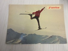 CP CARTE POSTALE PAYSAGE de MONTAGNE SKI ACROBATIQUE - Ecrite