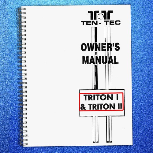 Ten tec triton models 510 - triton, 2