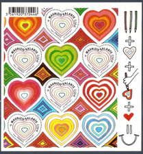 TIMBRE FRANCE 2011 Bloc Feuillet n° 131 ST VALENTIN COEURS MAURIZIO GALANTE (pl)