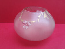 Vase début XXe décor émaillé dorure verreries de Clichy Pantin Legras Bon état