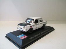 SIMCA 1000 RALLYE STAR RACING TEAM CLAUDE BRASSEUR 1974 par IXO ALTAYA au 1/43