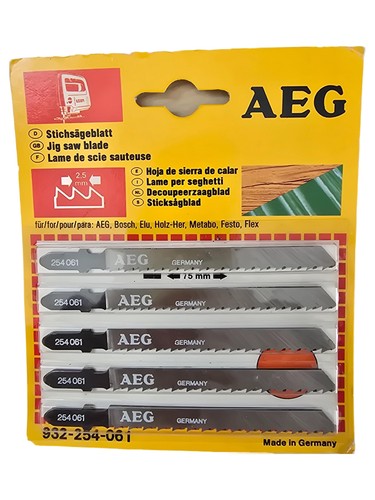 Aeg lame scie 75mm - lame, bois