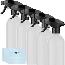 Lot de 5 flacons pulvérisateurs vides de 500 ml + étiquettes inscriptibles – ...