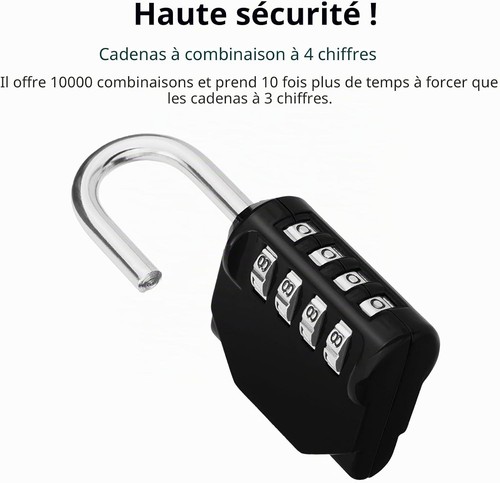 Cadenas code chiffres - code, 4
