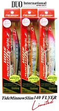 DUO Tide Minnow Slim 140 FLYER Red Head LIMITED Eau Salé Pêche Leurre, Hard Bait