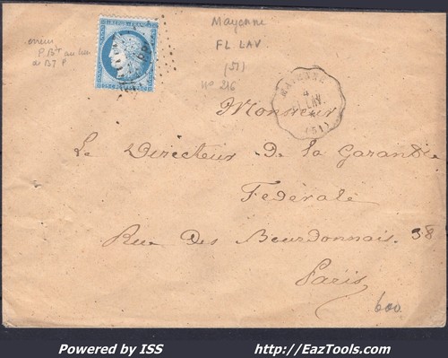 France 60a sur - n°60a,