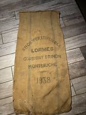 sac toile de jute ancien