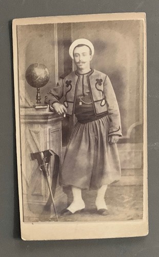 Photo ancienne sur carton - ancienne,