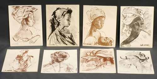Lot huit lithographies par - lot, de
