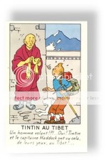 TINTIN rare vignette