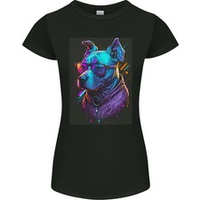 Un T-Shirt Femme Coupe Petite Staffordshire Bull Terrier Cool
