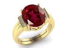 Rubis Rouge Manik Argent