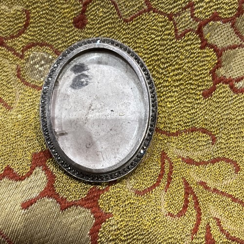 Ancienne broche medaillon - broche,