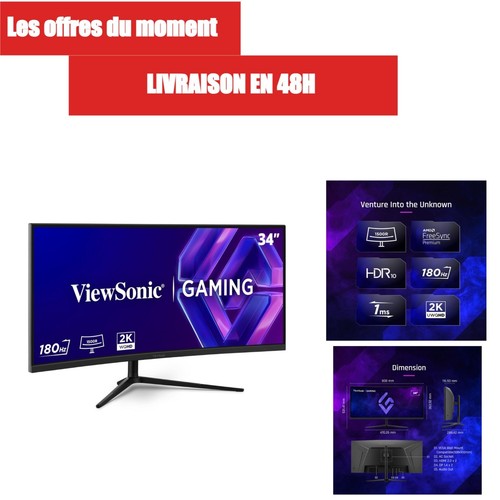 Viewsonic vx3418c écran - Écran, pc