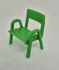 FAUTEUIL DE JARDIN VERT AVEC ACCOUDOIRS PLAYMOBIL...