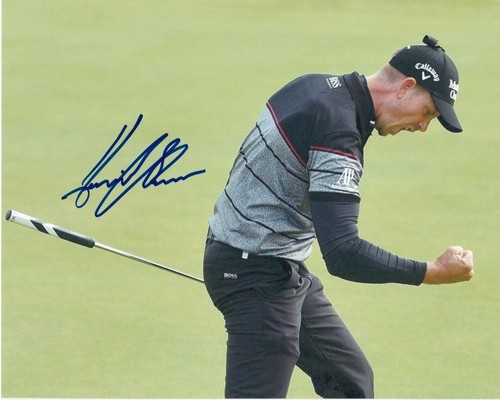 Henrik stenson autographed - stenson,