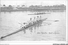 AJKP8-0853 - SPORT - SKIFF A QUATRE  AVIRON